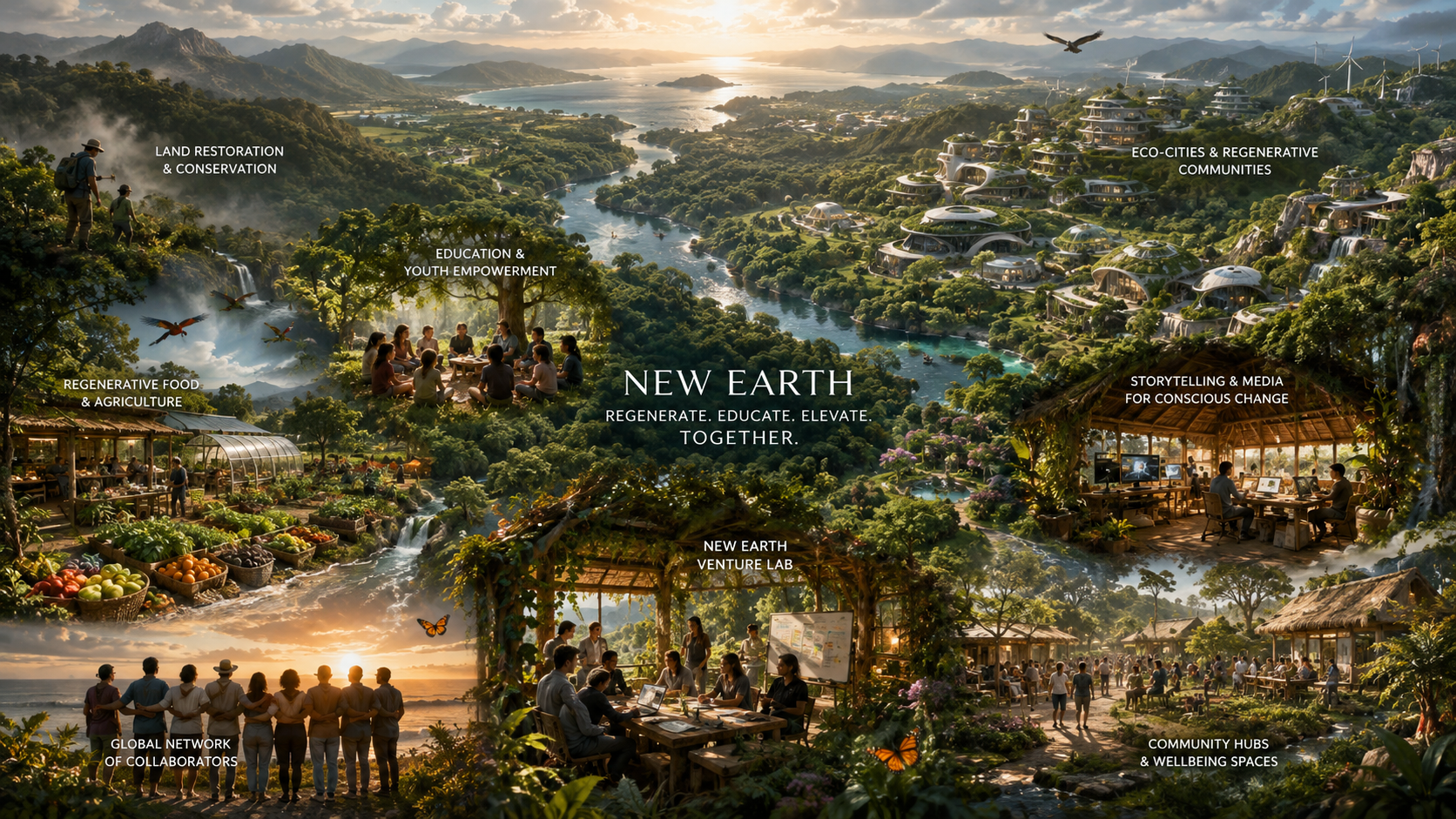 The New Earth ecosystem — a living vision of regeneration